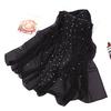 Lightweight Scarf Hot Drill Imitation Pearls Decor Headwrap Women Solid