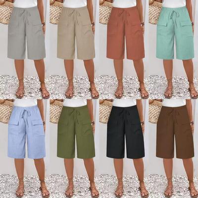 European & American Women's Casual Pocket Five-Point Shorts - 2025 New Collection