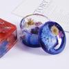 1PCS DIY Candle Jar Mold Resin Geometric Storage Box round Square Peach Blossom Jewelry Container Home Garden Craft Tool