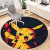 1pc Pikachu Electric Office Round Area Rug, Indoor Mat Suitable For Office, Bedroom Living Room Home Decor, Room Deco,  Offic A0928201