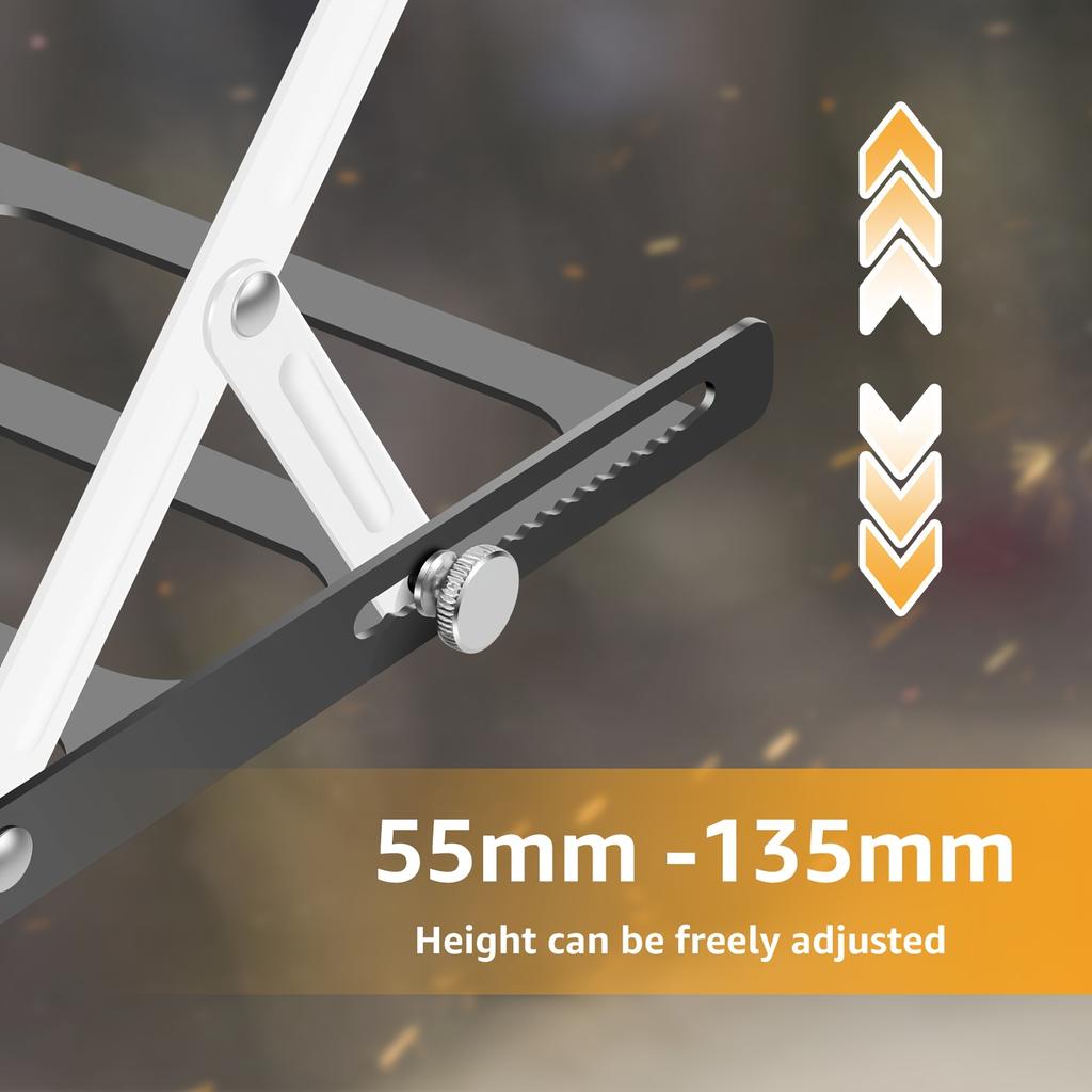 2pcs Cutting Machine Support Frame Foldable Table Saw Support Stand 55-135mm Height Adjustable Cutting Machine Material Holder