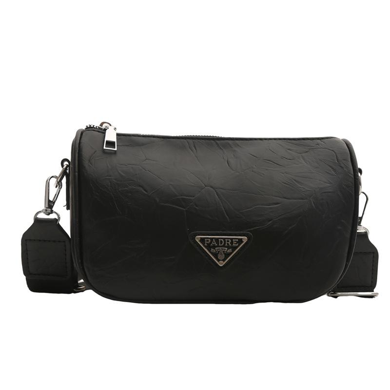 Textured Women's Bag 2024 New Pillow Bag Spring Women's Leisure Trend Messenger Bag Fashionable Textured Shoulder Bag