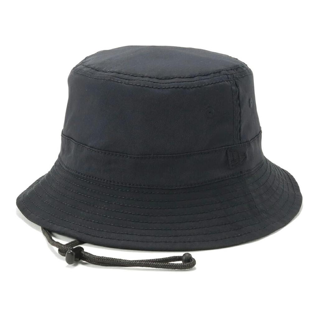New Era Bucket 01 Reversible Packable Softness of Nature Bucket Navy and Sizes Hat, Black, L-XL
