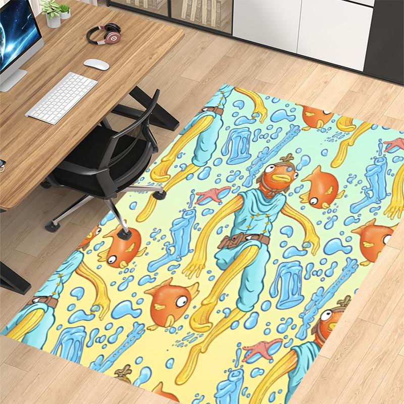 Fortnite Printed Carpet, Rug for Office Chair Living Room Bedroom Kitchen Room Decor Gifts.