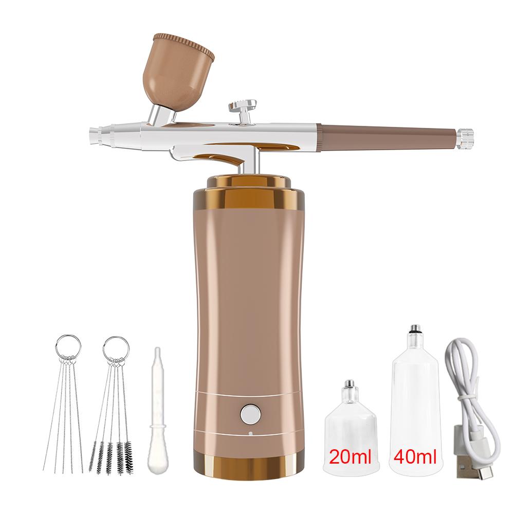 Portable Airbrush Nail With Compressor Portable Air Compressor for Nails Cake Painting Crafts Air Brush Kit Airbrush Nails Spray