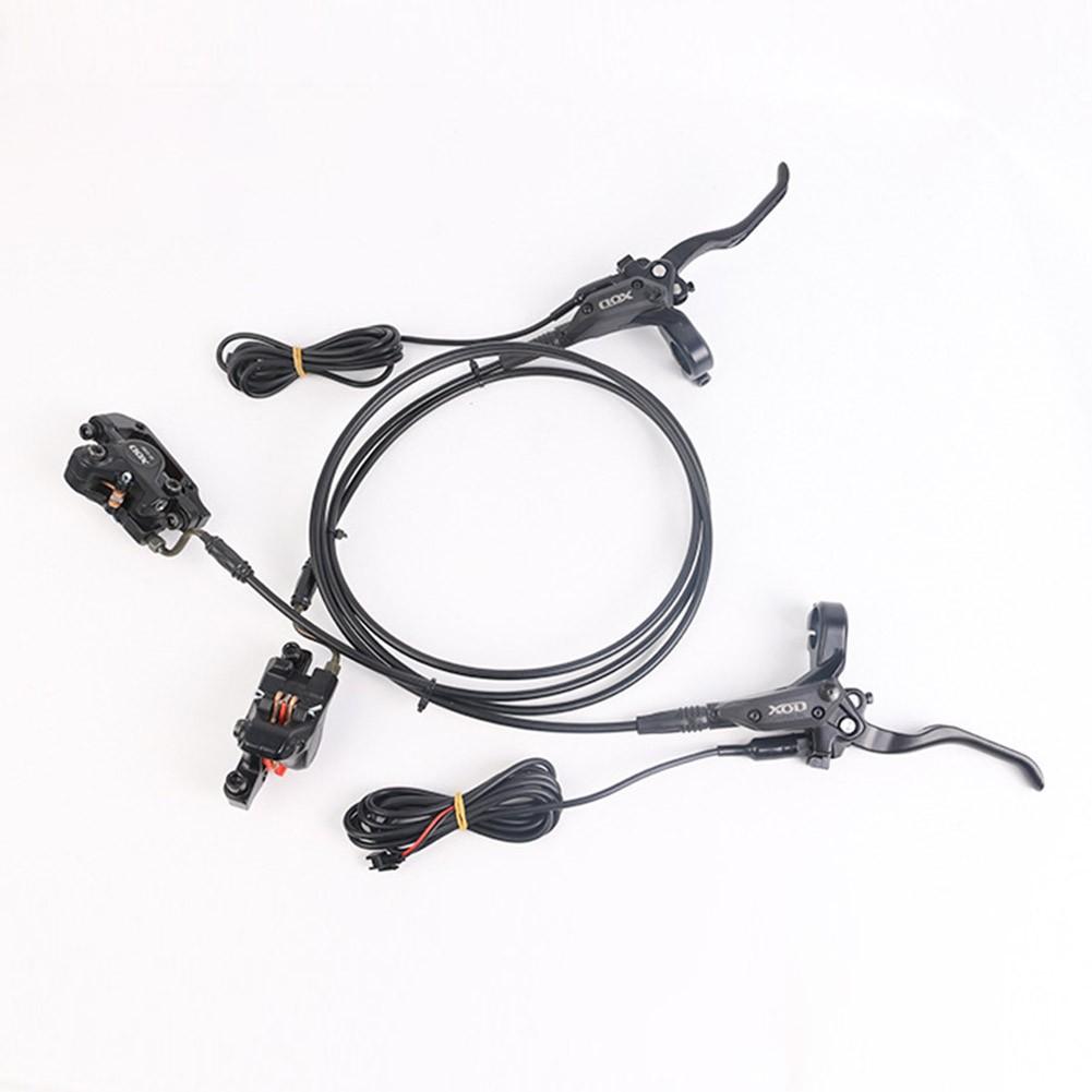 Hydraulische Scheibenbremse Aluminiumlegierung E-Bike Elektrisches Kabel 180mm Links-hinten Nützlich