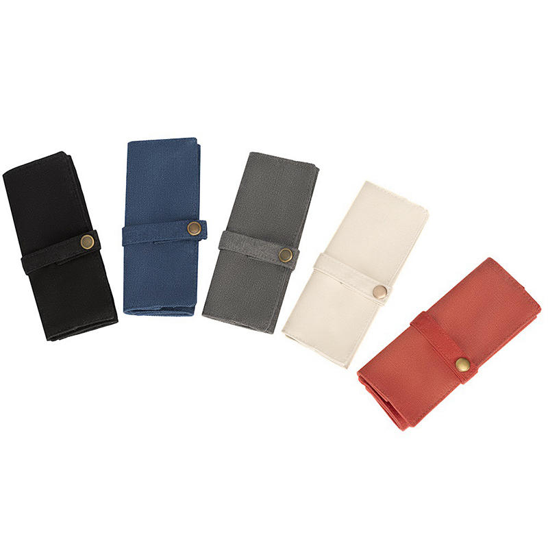 Portable Women Men Roll-Up Watch Band Storage Case Pouch Lightweight Travel Watch Roll Organizer