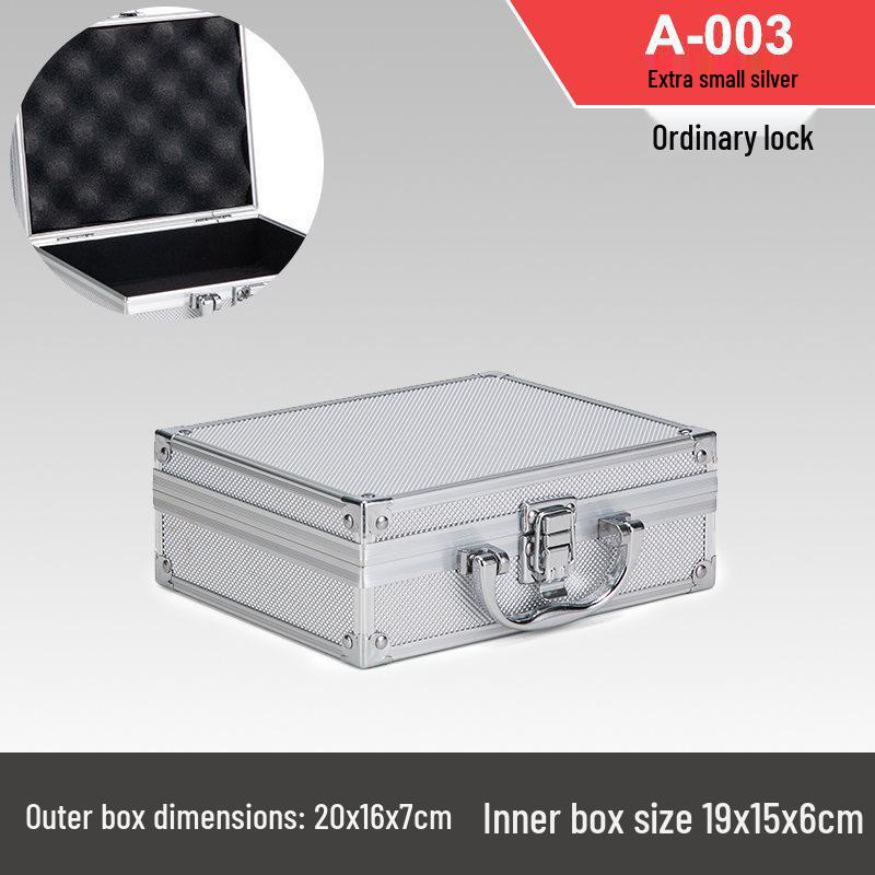 Алюминиевый сплав Комбинированный замок Ящик для хранения для инструментов, приборов и звуковых карт