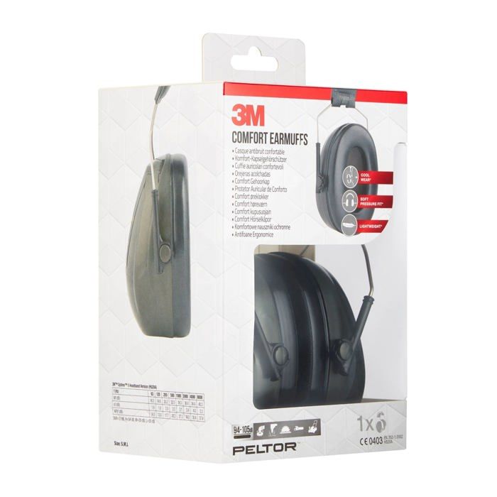 Casque - Casque Anti-bruit - Bouchon 3m - H520AC1 - Casque Antibruit Confortable Peltor Optime II H520A, 1/PK (94 A 105 Db)
