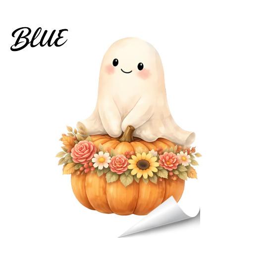 Removable Vinyl Outlet Stickers Cute Ghost Halloween Switch Plate Stickers Self-Adhesive Cover Decorative Covers for Home Decals Pumpkin Bat Floral