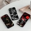C-Cute Emo Goth Handyhülle für Samsung S25,S24,S21,S22,S23,S30,Ultra,S20,Plus,Fe,Lite,Note,10,Schwarze Hülle