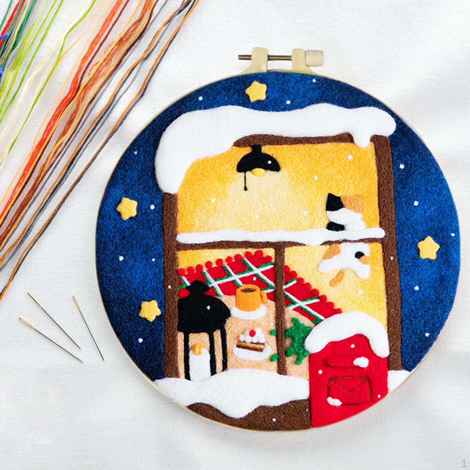 

1 Set DIY Package Projects Diameter 20cm Interior Decoration Supplies Accessories for Adults Warming Window