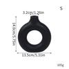 Donut Plastic Vase White Black Pink Cute Round Vase Flowerpot Ornaments for Living Room Dining Table Office Home Decor
