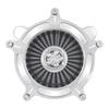 Motorräder Turbine Luftfilter Ansaugfilter Chrom Für Harley Sportster XL Touring Softail Dyna EVO & Twin Cam Fatboy FXDLS