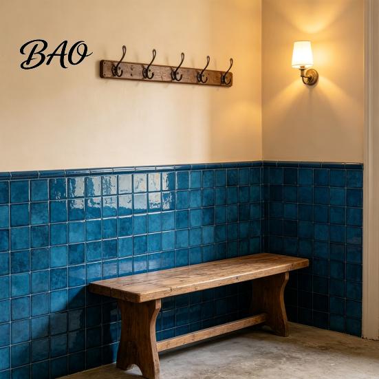 Removable Bathroom Wall Decor Self-Adhesive Mosaic Stickers for Kitchen Bathroom, Waterproof Wallpaper, Sink Backsplash Protector 3D Peel And