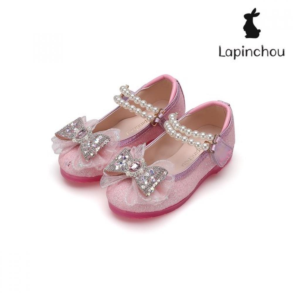 Tradhus Pink Butterfly Glitter Mary Jane Shoes Girls Elena Etouale pink butterfly glitter/140
