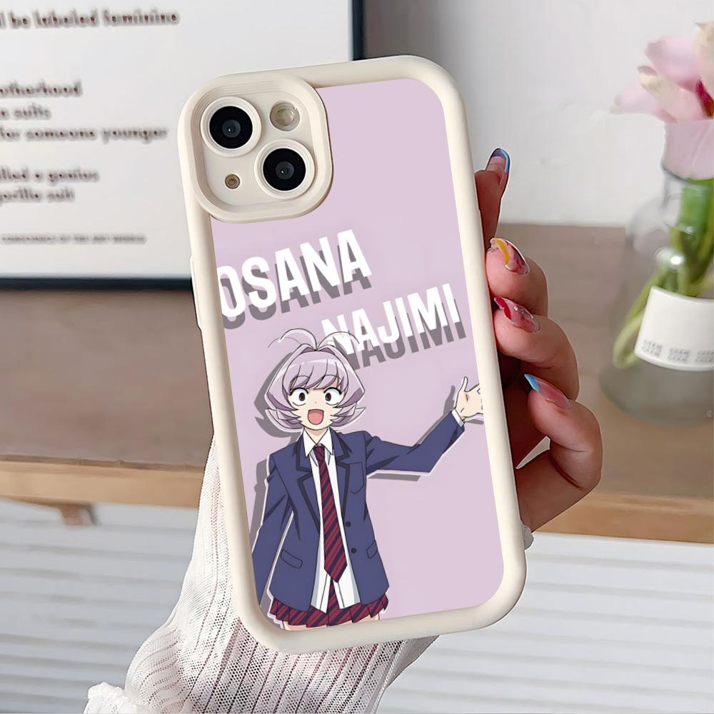 Anime Najimi Osana Mobile Phone Case for iPhone 17 16 15 14 13 12 11 Air Pro Max Plus Thicken TPU Colorful Cover Luxury Pretty