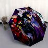 Disney Villains,Disney,Cartoon Manual Opening and Closing Umbrella, 8-Rib Reinforced Folding Design, Lightweight