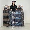 Elefanten Hose Lang Weites Bein Verstellbarer Elastischer Bund Riemen Unisex Damen Herren Druck Thailand Lässig Streetwear Strand Boho Retro Vintage