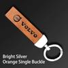 glyqj2 Car Key Rings Luxury Leather Keychain Pendant Accessories For Volvo ES90 EC40 EX40 EM90 XC90 V90 V60 XC60 V40 S80 S60 S90 C40 XC