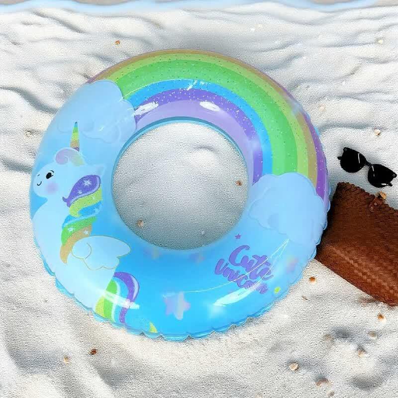 Rainbow Unicorn Kids  Swimming Ring
