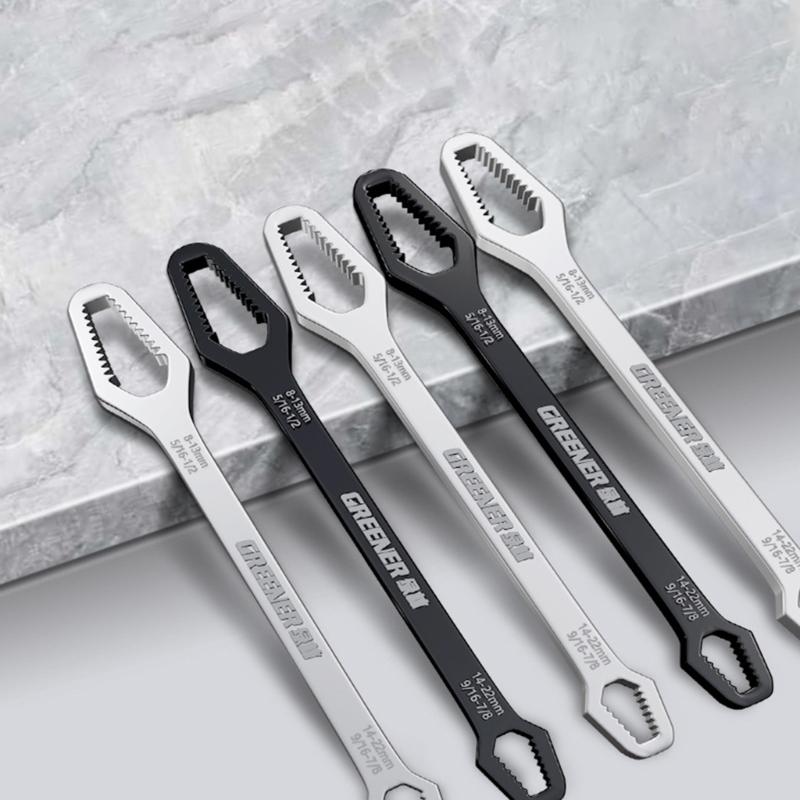 8-22mm Universal Torx Wrench Board Adjustable Double-head Torx Spanner Self-tightening Glasses Wrench Multi-purpose Tool