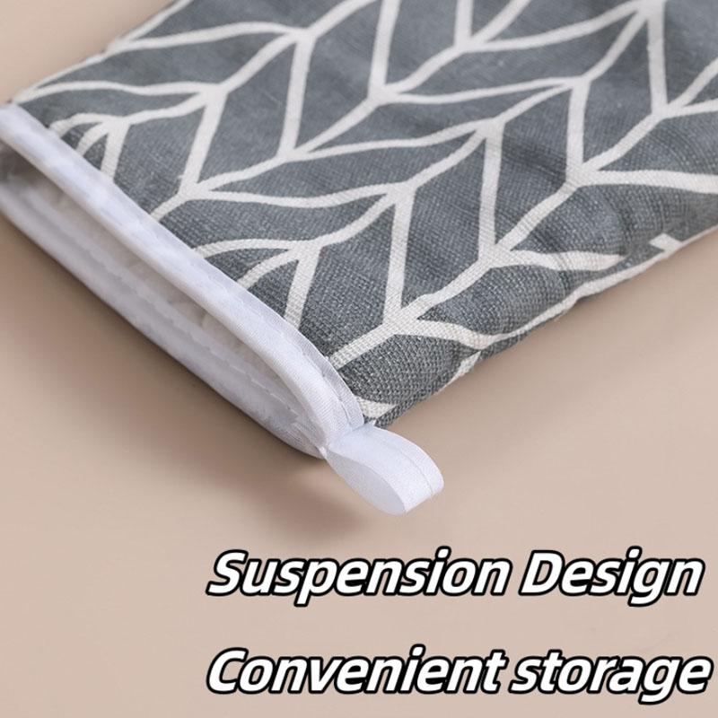 2pcs Heat-insulating Gloves Oven Mitts Anti-scald Microwave Gloves High Temperature Resistant Kitchen Baking Oven Gloves