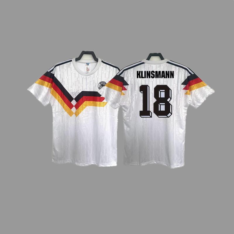 Vintage Jersey Football Jersey Germany Home Jersey Klose Klinsmann Kahn Matthius Müller Jersey
