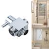 Shower Valves Splitters Quick Switches Mechanism with Universal Connection Designs Bathroom Shower Diverter Valves for Home