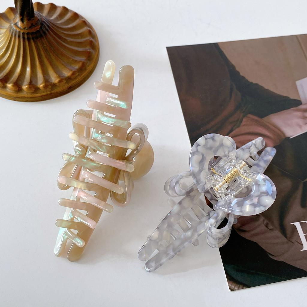 Trendy Acetate Hair Claw Clip In Fresh Sweet Korean Style Available In Multiple Colors