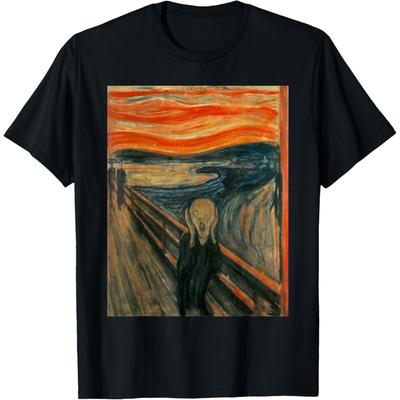 The Cry of Edvard Expressionism Munch Art T-Shirt