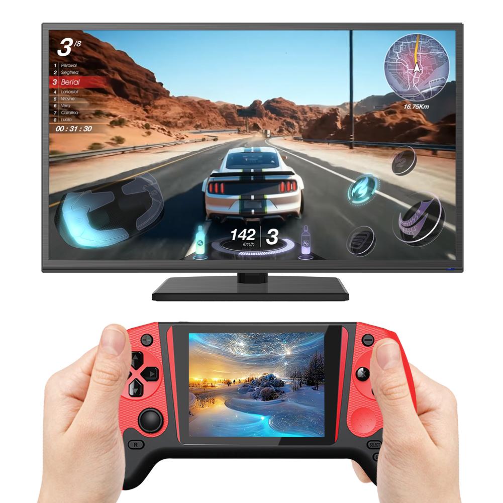 Portable Game Console 3.5inch LCD Screen TV Connect Nostalgic Game Console Video Game Console for Kids Adults for Single Player