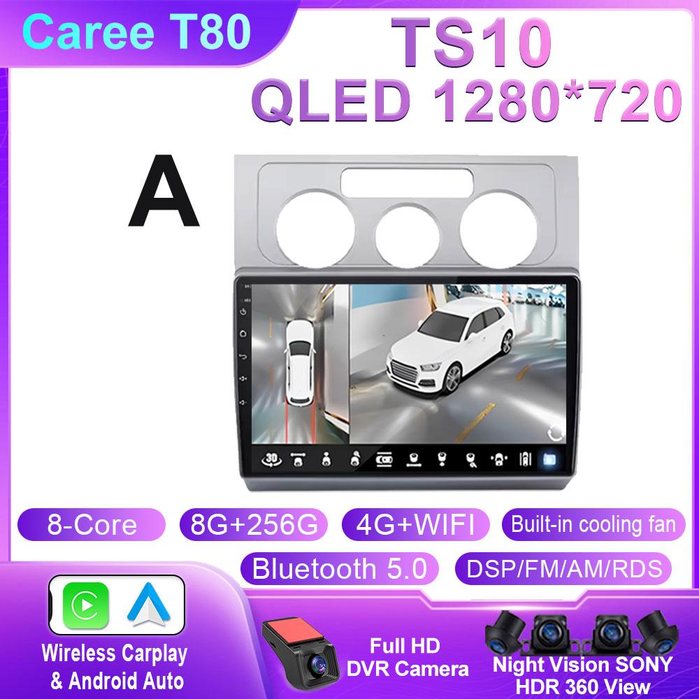 Car Radio For Volkswagen Touran 1 2003 - 2010 Wireless CarPlay Android Auto Car Intelligent Systems WIFI QLED No 2 Din 2din DVD