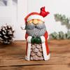 Santa Claus Snowman Resin Figurine Christmas Tabletop Decoration For Home Office Desk Festive Holiday Gift Christmas Ornaments