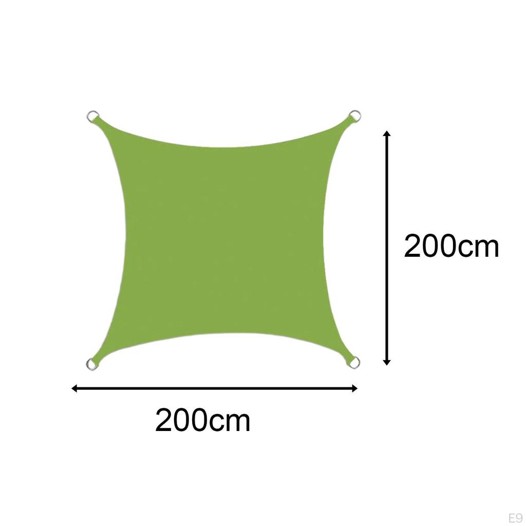 Fabric Awning Shelter, Waterproof Shade Sail Rectangle Canopy for Patio Carport Outdoor