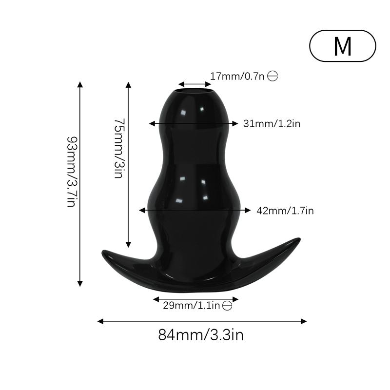 5 Sizes Hollow Anal Plug/Dilator/Dildo Soft Speculum Prostate Massager Butt Plug Set Intimate/Enema Sex Toys For Women Men