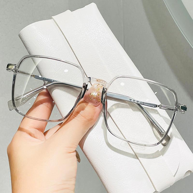 New Fashion Reading Glasses Anti-blue Light Glasses Fashionable Square Colorful Reading Glasses 2055 3.5