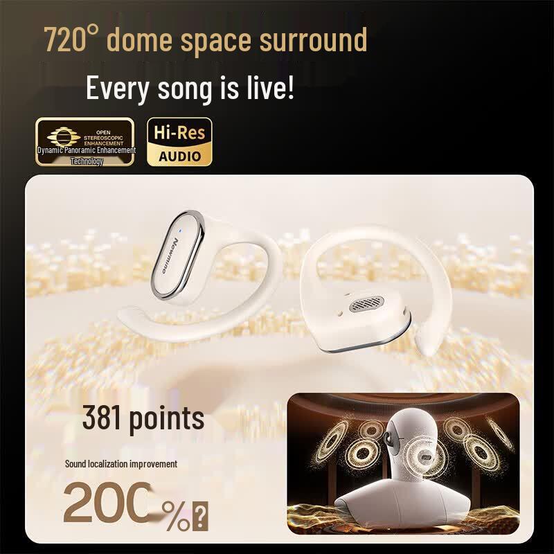 Newmine LY12 OWS Open-Ear TWS Bluetooth Sports Earbuds with ANC