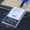 Work Identity Business Card Holder Adjustable Name Card Cover Badge Cards ID Card Holder  Women Men