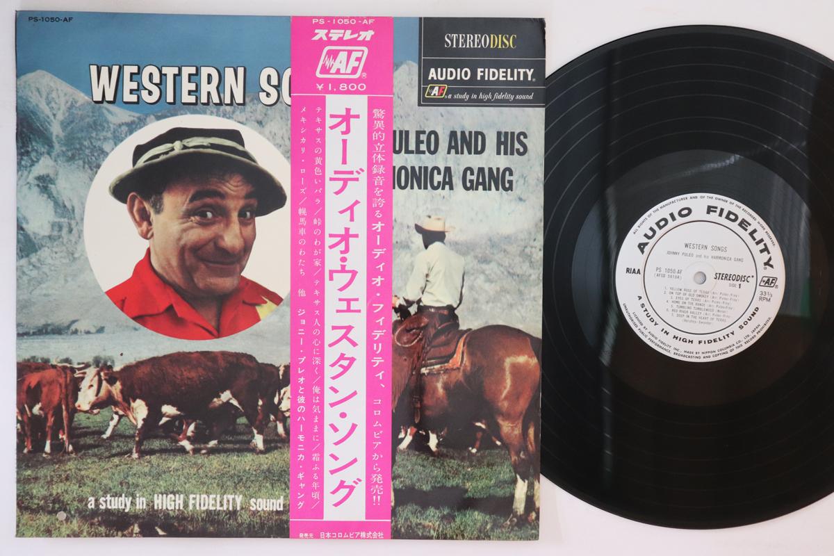 

LP Record JOHNNY PULEO Western Songs PS1050AF AUDIO FIDELITY 1964 Japan Obi Folk Used