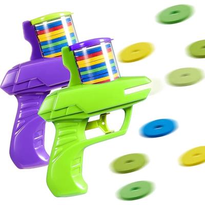 Foam Disc Launcher Flying Disk Handheld Shooter Indoor Shooting Game Outdoor Backyard Toy for Cat Cat Toy