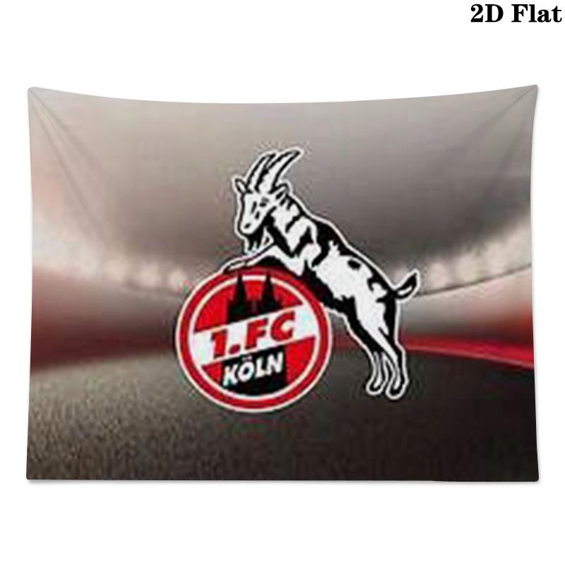 1.FC KoIn Logo Wall Tapestry Aesthetic Wall Hanging Printed Fabric Blanket Decorative Tapestries for Bedroom Living Room Home Decor