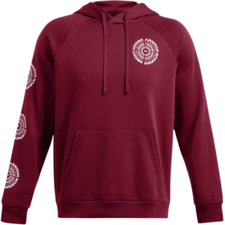 

Under Armour Rival Fleece Fashion Comfortable Soft Hooded Sweatshirt Men Sweatshirt Red 1386593-625 L