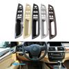 LHD RHD Interior Door Driver Side Armrest Window Switch Panel Cover Trim Replacement For BMW X5 X6 E70 E71 E72