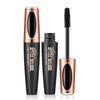 Makeup Film, Plump Mascara, Waterproof, Dense, Slender, Curled Silicone Brush Head 4D Mascara