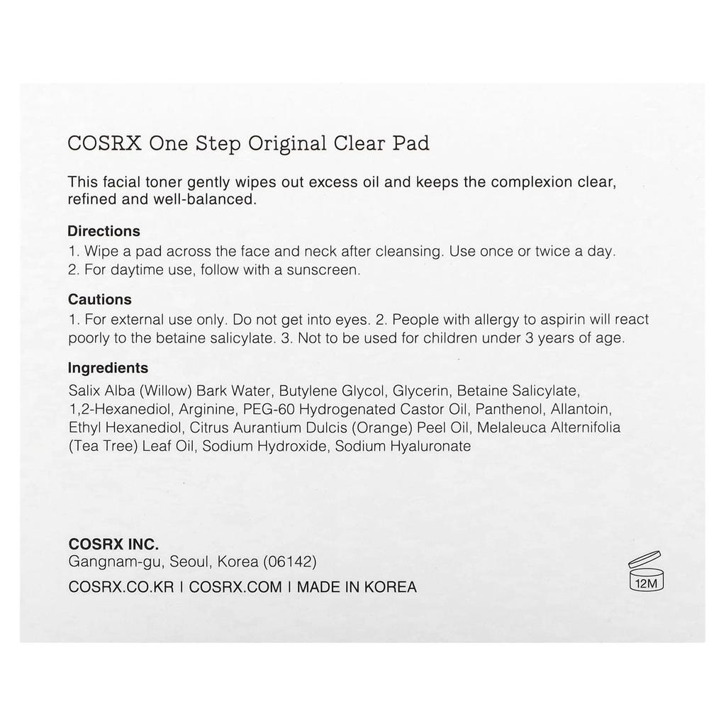 One Step, Original Clear Pads, 70 Pieces