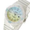 Casio Casio Chip Casio Digital Watch, White, Sky Blue, Yellow, LRW-200H-2E2