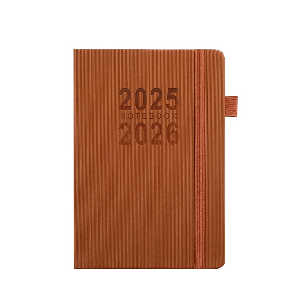 2025-2026 A5 Schedule Planner System Diary Business Planner Time Management Notebook Business Notebook Work Use Notebook with Elastic Band System