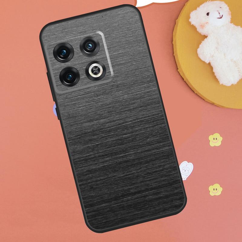 

Brushed Metal Texture Steel Print Case For OnePlus 15 13 12 11 13T 13R 12R 10R 10T 8T OnePlus Nord 5 CE 4 3 Lite N20 N30 Funda OnePlus 11