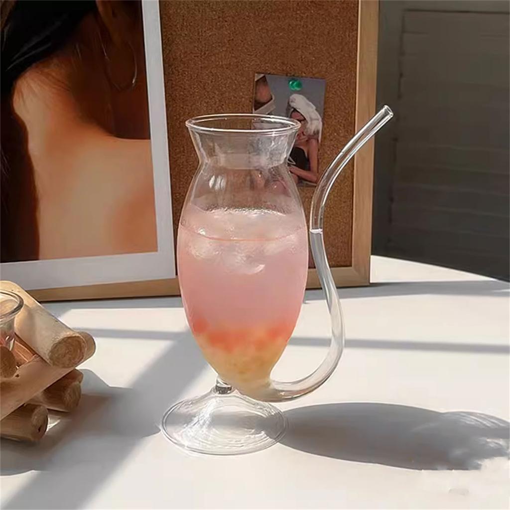 Creative Halloween Vampire Cup Cocktail Glass with Heat Resistant High Borosilicate Glass for Bar and Home Use